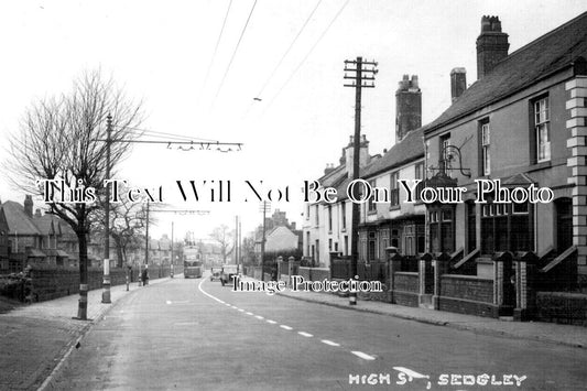 ST 1508 - High Street, Sedgley, Staffordshire c1953