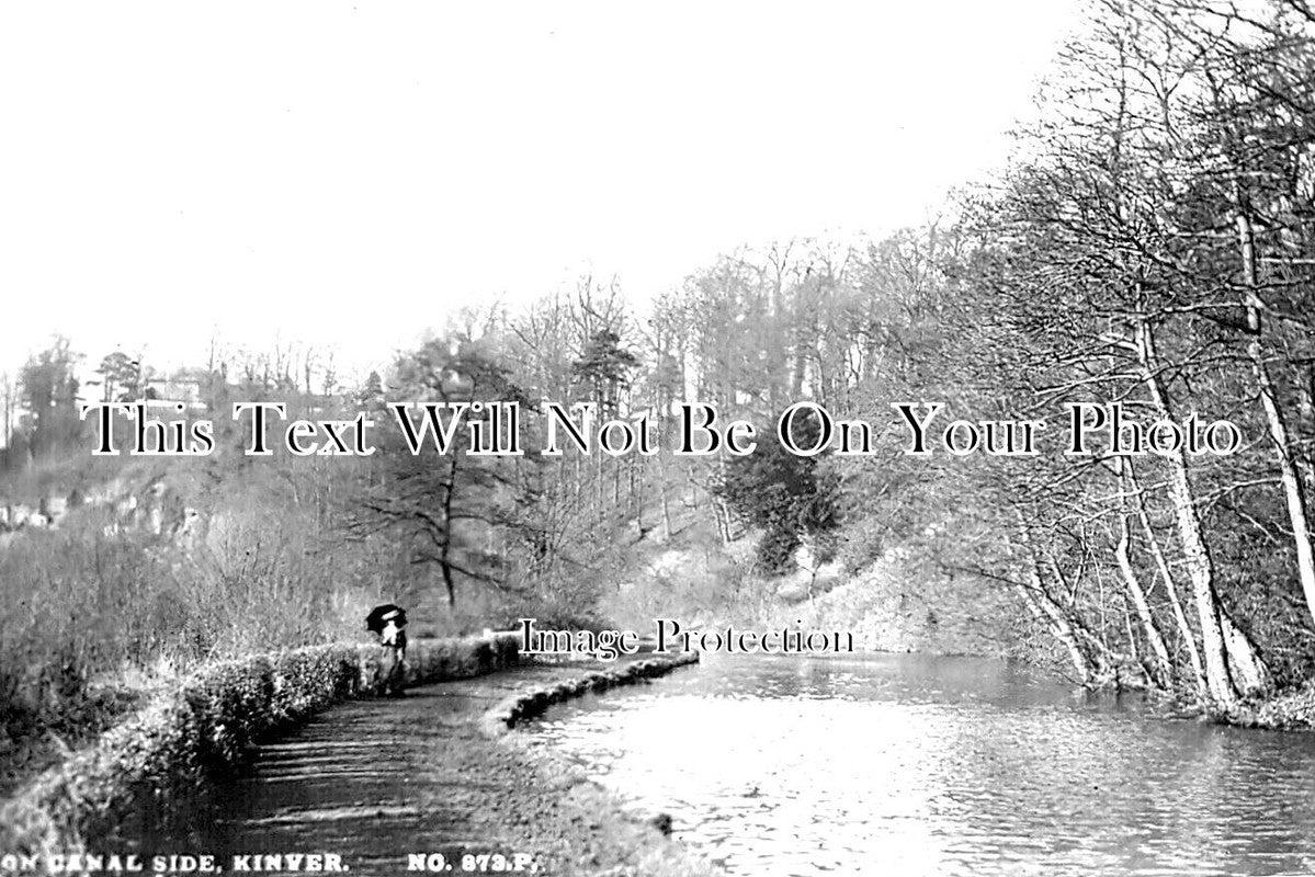 ST 1509 - Canal Side At Kinver, Staffordshire c1919