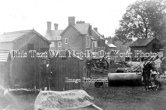 ST 1538 - Henry Holland Engineer Yard, Eccleshall, Staffordshire c1908