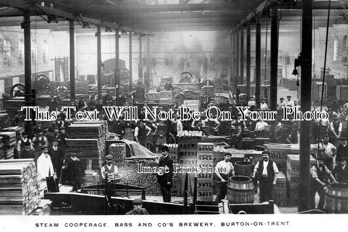 ST 1556 - Steam Cooperage Bass & Co Brewery, Burton On Trent