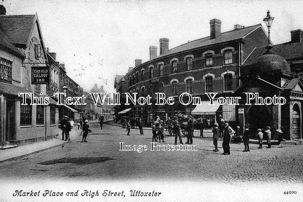 ST 16 - Market Place & High Street, Uttoxeter, Staffordshire