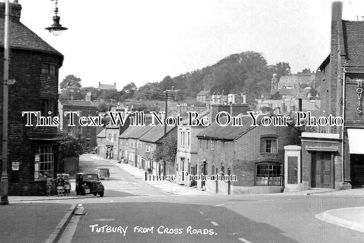 ST 1609 - Tutbury From Cross Roads, Staffordshire