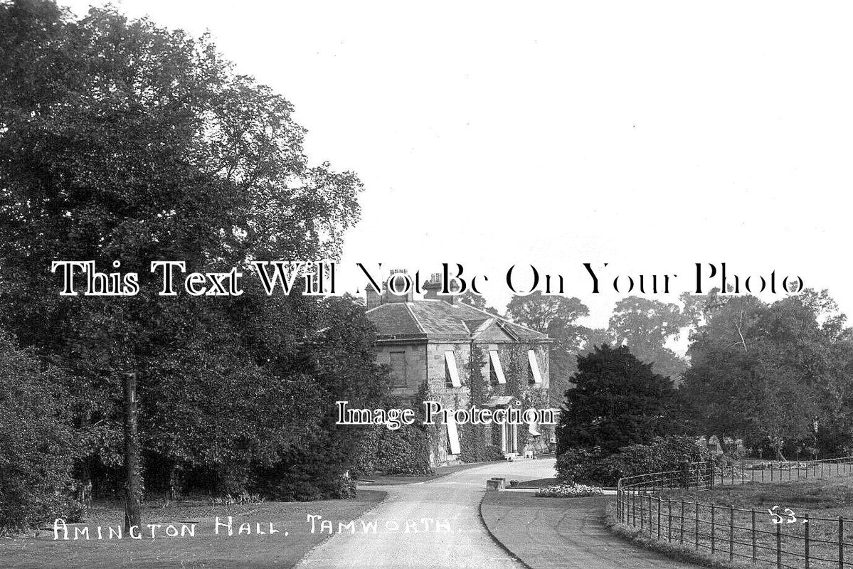 ST 1626 - Amington Hall, Tamworth, Staffordshire c1911