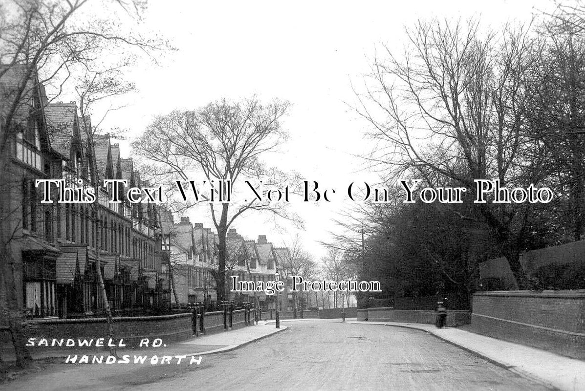 ST 1629 - Sandwell Road, Handsworth, Staffordshire c1912