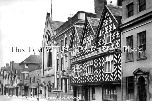 ST 1654 - Old Houses On Bore Street, Lichfield, Staffordshire