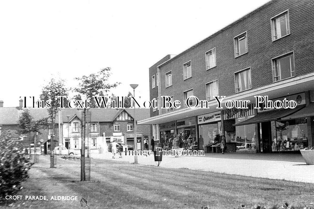 ST 1660 - Croft Parade, Aldridge, Staffordshire c1968