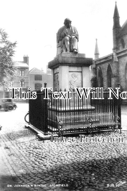 ST 1699 - Dr Johnsons Statue, Lichfield, Staffordshire