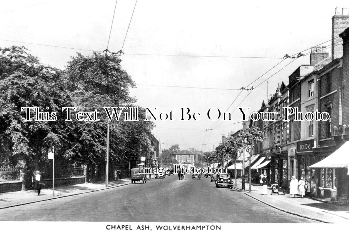 ST 1703 - Chapel Ash, Wolverhampton, Staffordshire c1940