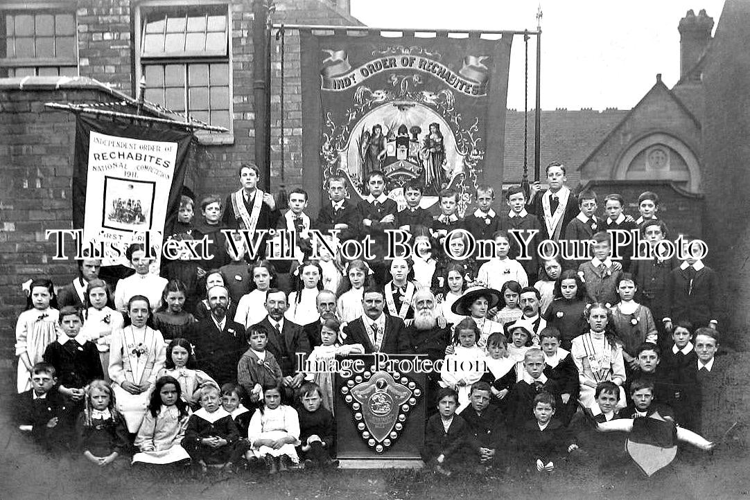 ST 1712 - Wolverhampton Juvenile Rechabites, Staffordshire c1911