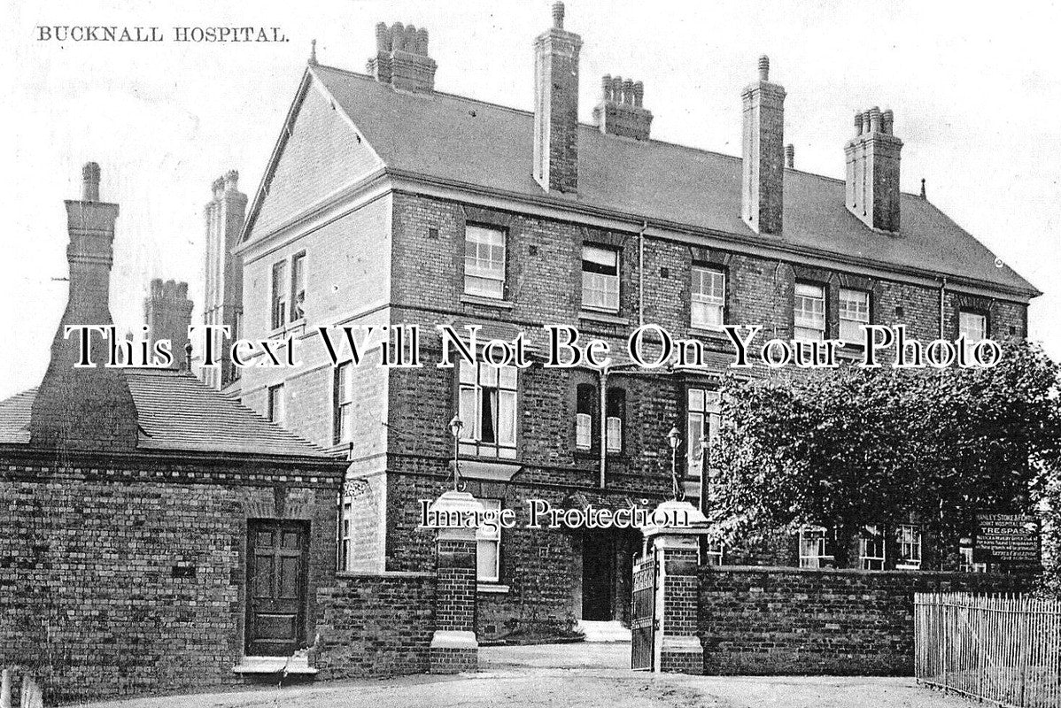 ST 1715 - Bucknall Hospital, Stoke On Trent, Staffordshire c1909