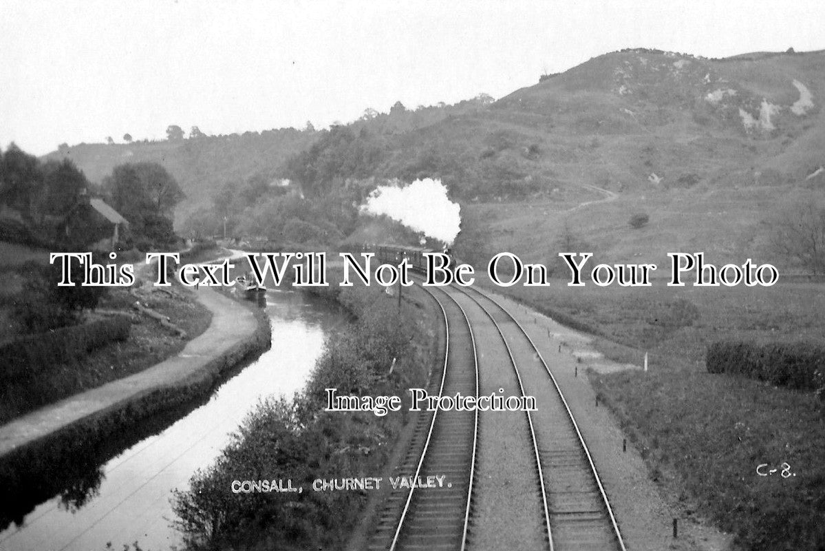 ST 172 - Churnet Valley Railway, Caldon Canal, Consall, Staffordshire