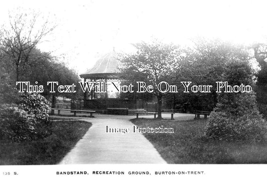 ST 1733 - Bandstand, Recreation Ground, Burton On Trent c1920