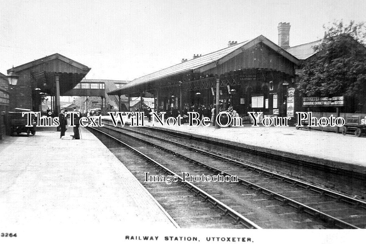 ST 1757 - Uttoxeter Railway Station, Staffordshire