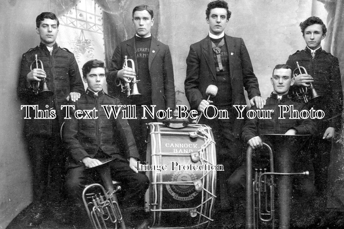 ST 1759 - Salvation Army, Cannock Band, Staffordshire