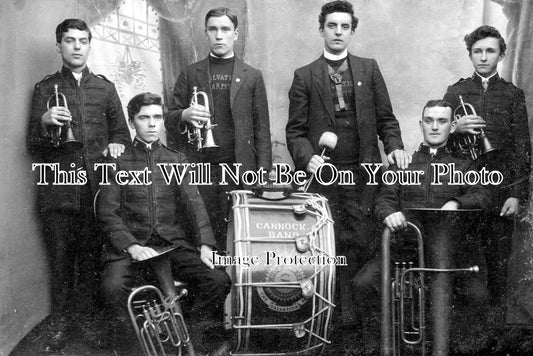 ST 1759 - Salvation Army, Cannock Band, Staffordshire