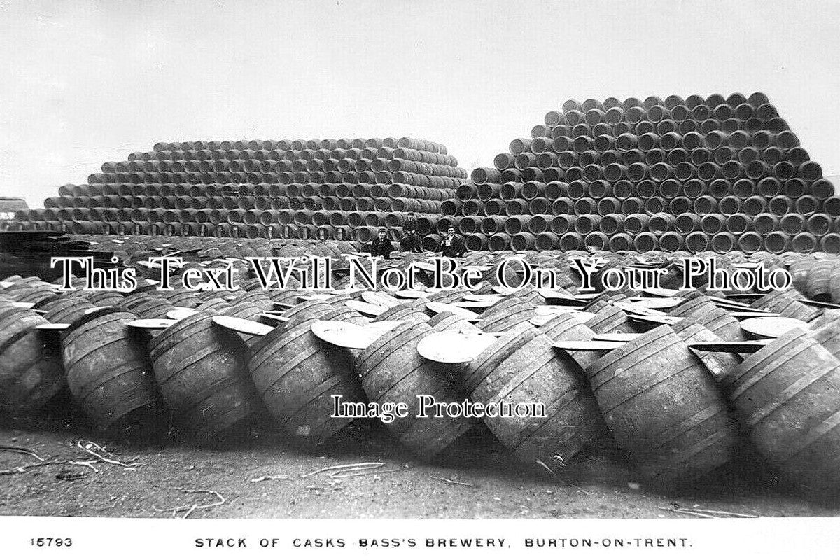 ST 1761 - Stack Of Casks, Bass Brewery, Burton On Trent, Staffordshire ...
