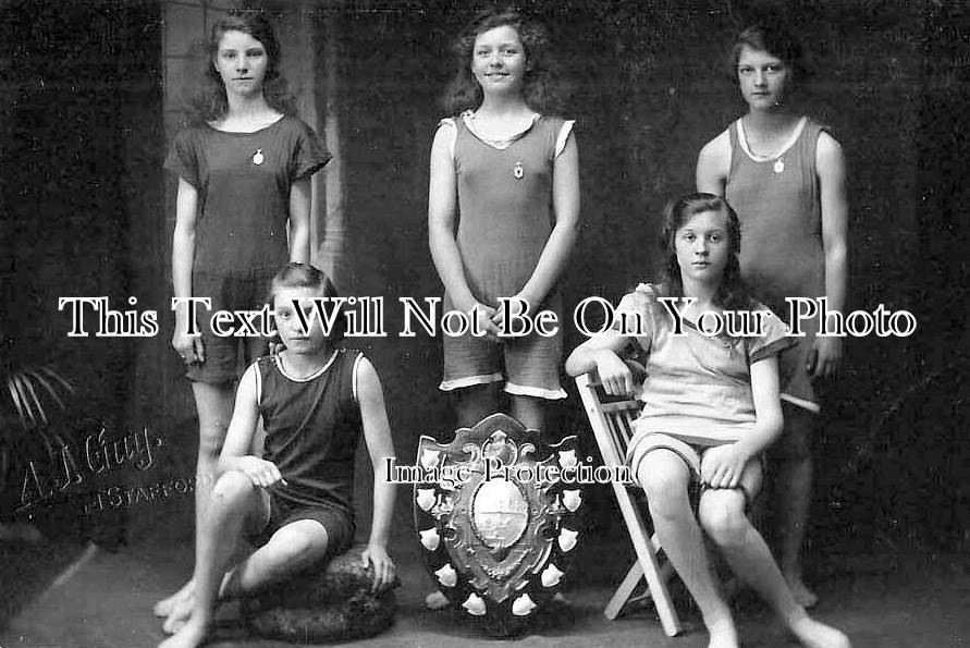ST 1772 - Girls Swimming Team, Stafford, Staffordshire