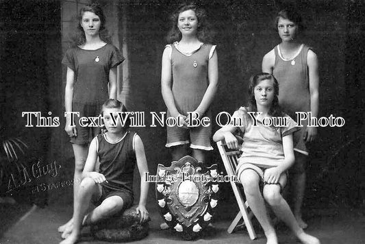 ST 1772 - Girls Swimming Team, Stafford, Staffordshire