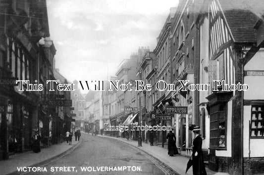 ST 1773 - Victoria Street, Wolverhampton, Staffordshire c1913