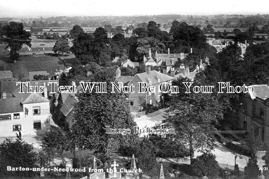 ST 1781 - Barton Under Needwood From The Church, Staffordshire