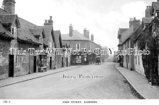 ST 1794 - High Street, Aldridge, Staffordshire c1927