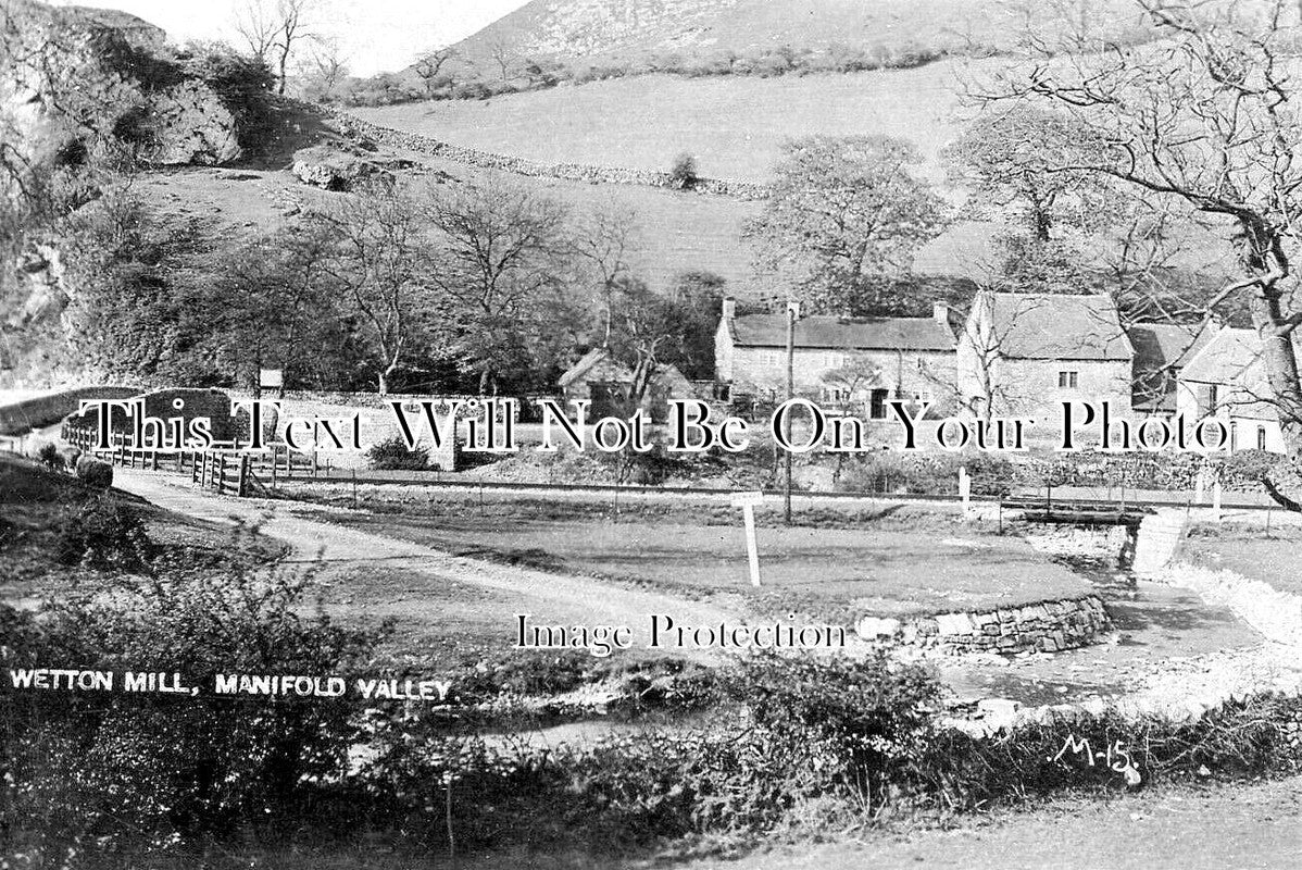 ST 1811 - Wetton Mill, Manifold Valley, Staffordshire c1911