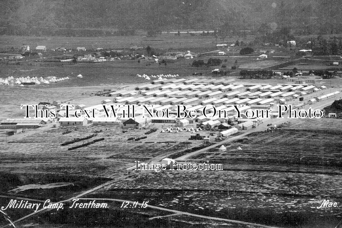ST 1831 - Trentham Military Camp, Stoke On Trent, Staffordshire 1915 WW1