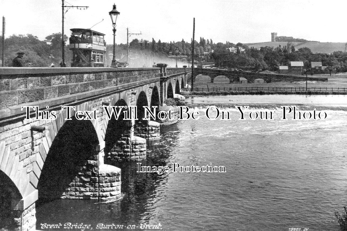 ST 1838 - Trent Bridge, Burton On Trent, Staffordshire c1915