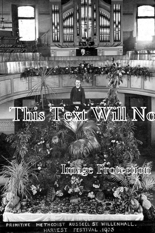 ST 1845 - Russell Street Methodist Chapel Harvest Festival, Willenhall