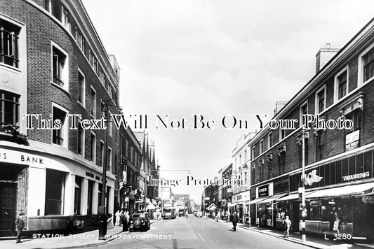 ST 1846 - Station Street, Burton On Trent, Staffordshire