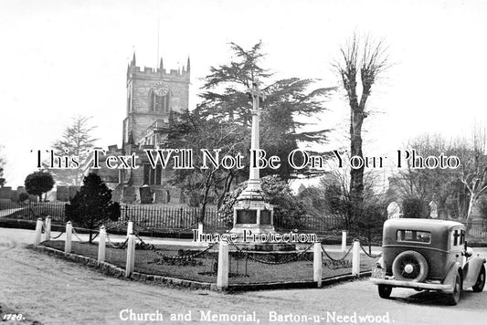 ST 1850 - Barton Under Needwood Church & War Memorial