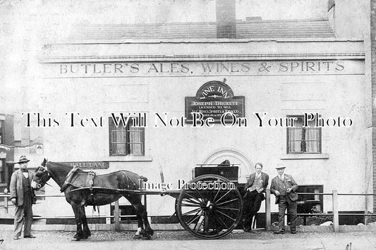 ST 1864 - The Vine Inn Pub, Lower Hall Lane, Walsall, Staffordshire c1910
