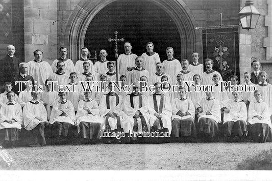 ST 1894 - Church Choir & Clergy, Tamworth, Staffordshire
