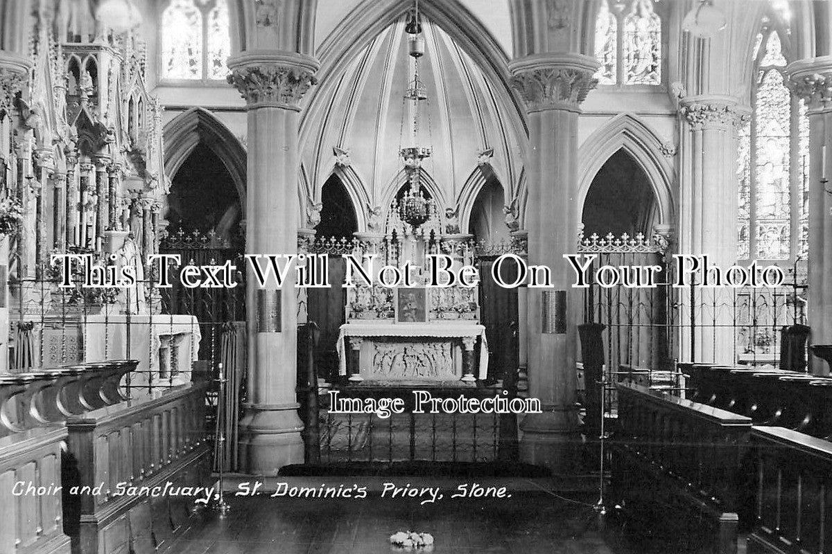 ST 196 - Choir & Sanctuary, St Dominics Priory, Stone, Staffordshire