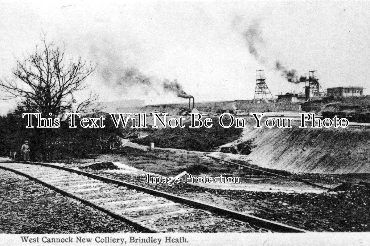 ST 218 - West Cannock New Colliery, Brindley Heath, Hednesford, Staffordshire