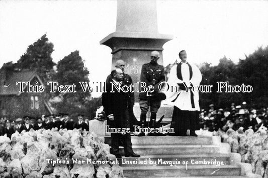 ST 221 - Tipton War Memorial Unveiled By Marquis Of Cambridge, Staffordshire