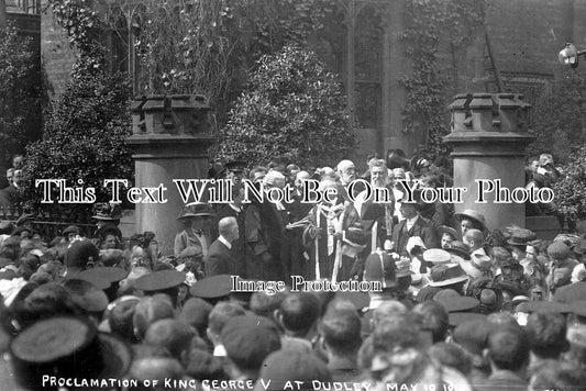 ST 228 - Proclamation Of King George V, Dudley, Worcestershire 1910