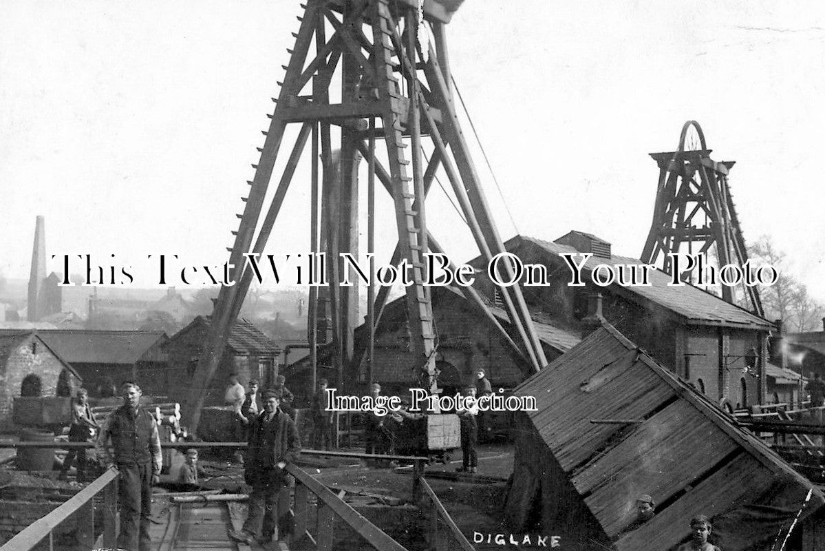 ST 235 - Diglake Colliery, Staffordshire c1909