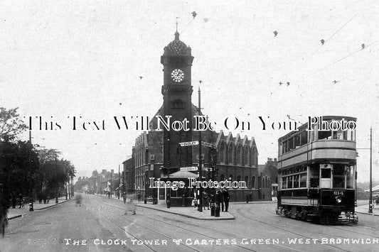 ST 25 - The Clock Tower & Carters Green, West Bromwich, Staffordshire