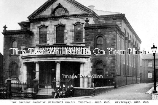 ST 256 - Tunstall Primitive Methodist Chapel Centenary, Staffordshire 1910