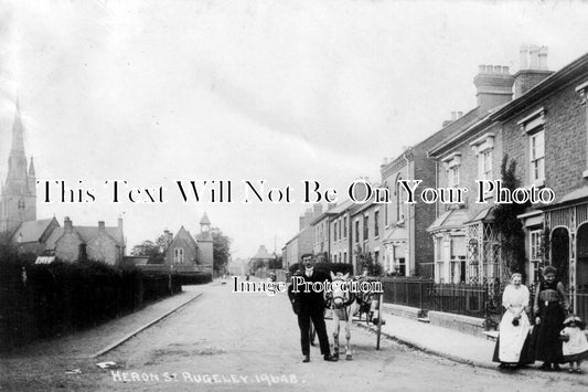 ST 258 - Heron Street, Rugeley, Staffordshire c1905