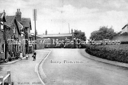 ST 289 - Walton Village, Staffordshire c1908