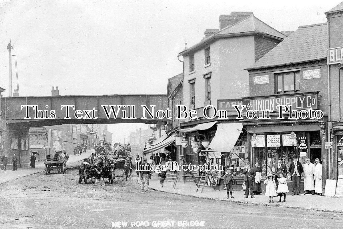 ST 303 - New Road, Great Bridge, Tipton, Staffordshire c1904