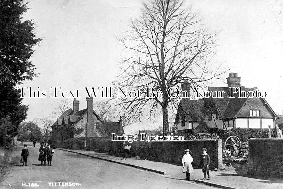 ST 308 - Tittensor Village, Staffordshire c1923