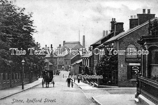 ST 311 - Radford Street, Stone, Staffordshire c1906