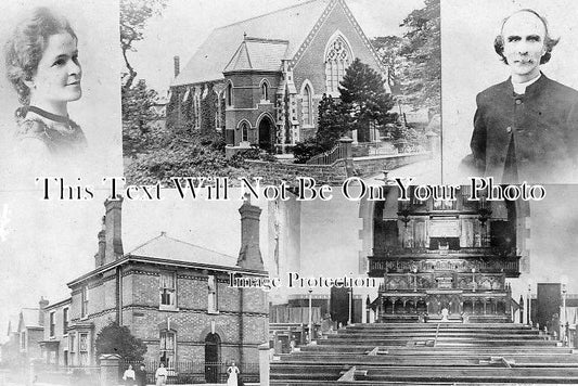 ST 316 - Cannock Wesleyan Church, Hallcourt Crescent, Staffordshire c1908