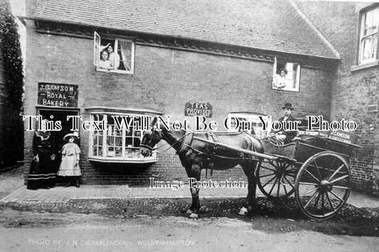 ST 324 - J Gamson Royal Bakery, Brewood, Staffordshire c1910