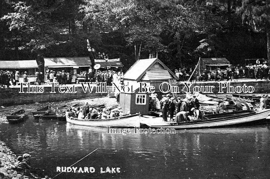 ST 334 - Pleasure Boat, Rudyard Lake, Leek, Staffordshire c1909