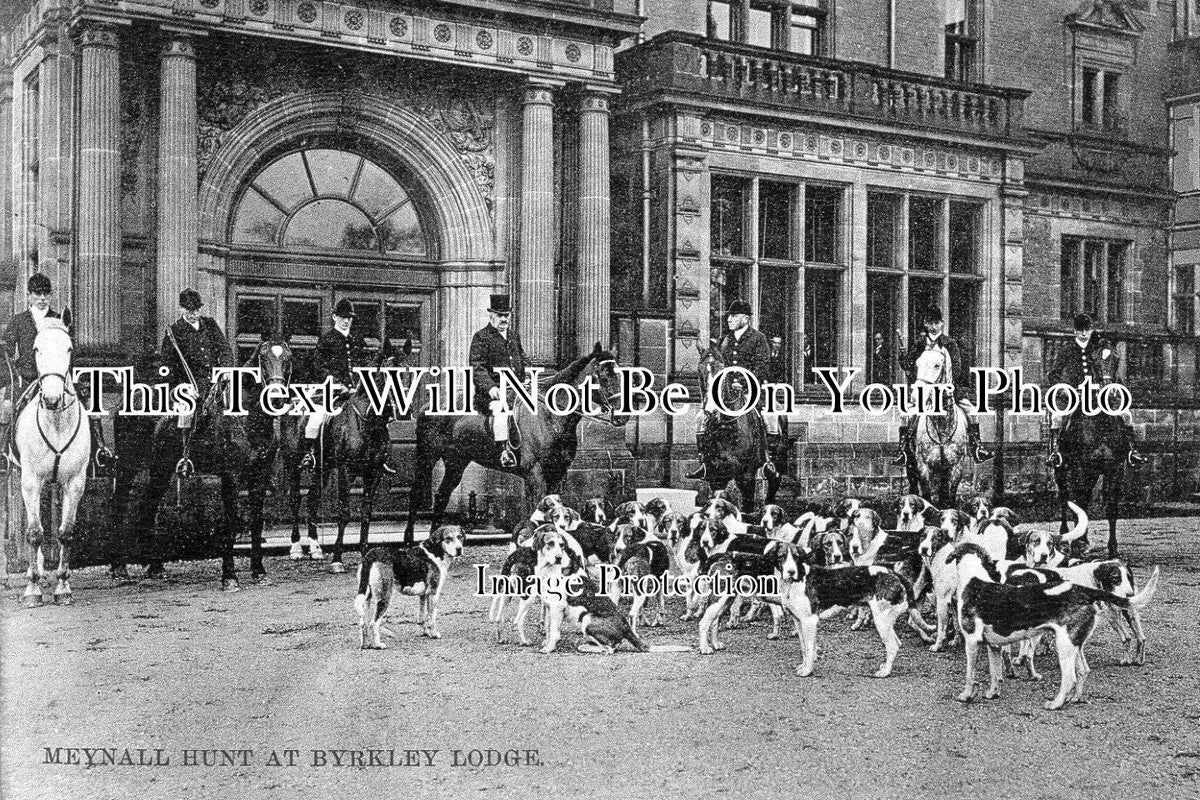 ST 351 - Meynall Hunt At Byrkley Lodge, Staffordshire