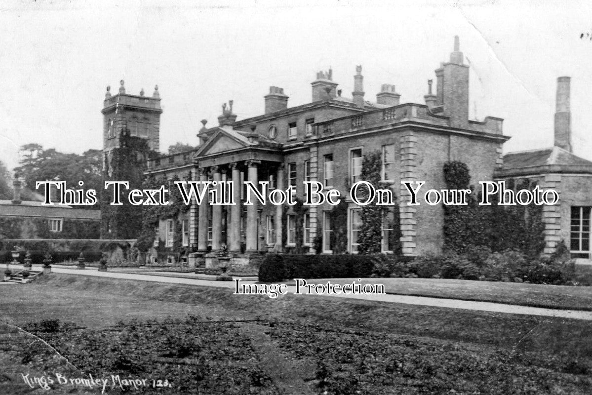 ST 414 - Kings Bromley Manor, Kings Bromley, Staffordshire c1910